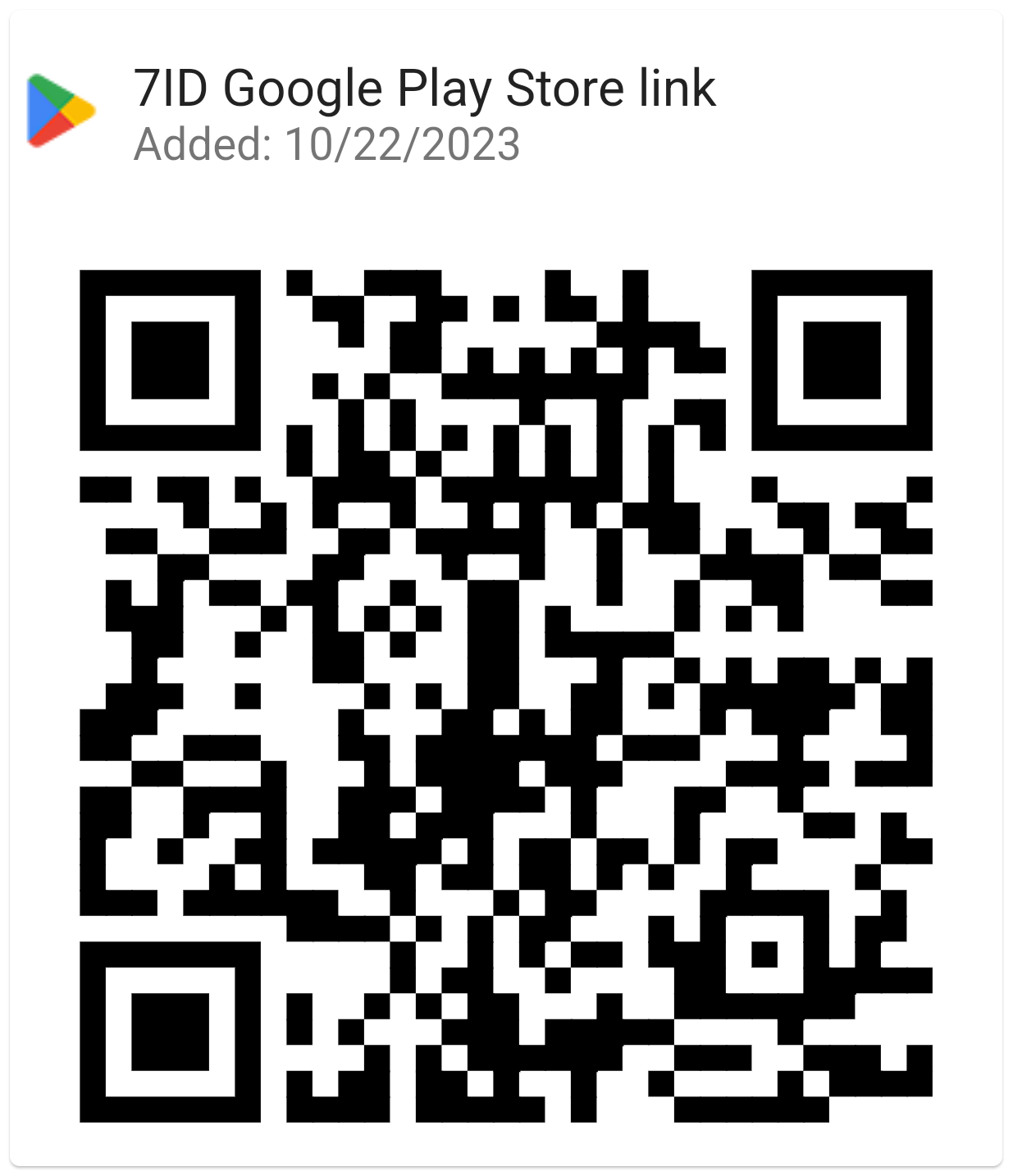 Google Playから7IDをダウンロード